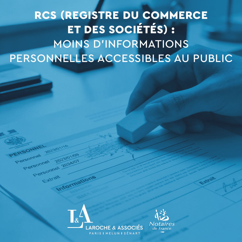 PUBLICITÉ DES SOCIÉTÉS : un nouveau décret qui protège davantage la vie privée des dirigeants